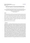 Electronic Properties of Nanostructured Quantum Dots