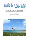 Recueil des actes adminitratifs 4ème trimestre 2011