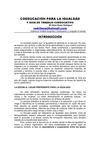 COEDUCACIÓN PARA LA IGUALDAD Y GUÍA DE TRABAJO COEDUCATIVO Mª Elena Simón Rodriguez. 