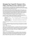 Managing Salesforce Software