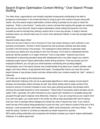 Search Engine Optimisation Content Writing _ Over Search Phrase Stuffing