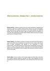Glossary about creativity (1a)