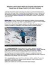 Simone Moro illustra la tecnologia Intermatica dal Campo Base del Nanga Parbat 