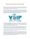 Difference between Business VoIP and Cloud PBX