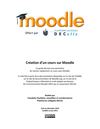 Créer un cours Moodle