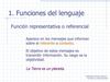 Funciones del Lenguaje