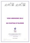 Liste des vide-greniers au Château d'Olonne 2012