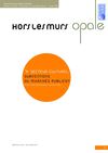 Secteur culturel : subventions ou marché publics ?