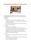 Online Dating Tips to Guide You on Your First Date