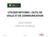 Tutoriel netvibes par David Vivares/Urfist de Strasbourg