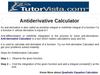 Antiderivative Calculator