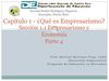 CAPITULO 1, SECCION 1.1 EMPRESARISMO Y ECONOMIA PARTE 4 MERCADEO