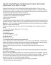 Tips On How To Choose The Best Search Engine Optimization Keyphrases To Be Able To Target