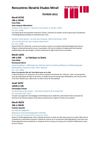 Calendrier des rencontres de février 2012