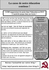 Tract sur la casse de l'Education 