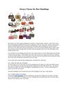 Always Choose the Best Handbags