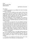 Chloé présente Jenna Fox aux élèves de Troisième 