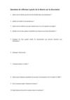 Questions de réflexion à partir de la théorie sur la dissertation
