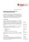 Ergebnisse Haushaltsberatung CDU-Ratsfraktion 2012