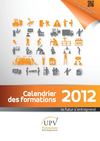 Calendrir des formations 2012 UPVFD