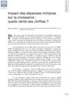 Impact des dépenses militaires sur la croissance : quelle vérité des chiffres ?