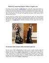 Relatively comparing designer clothes to regular ones
