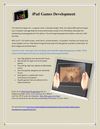 iPad Game Development