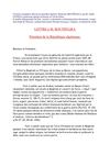 LETTRE à M. BOUTEFLIKA Président de la République algérienne.