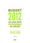 Le contre-budget d'Eva Joly : Budget 2012
