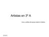 Artistas en 3ºA (Aves y ardillas del Parque)