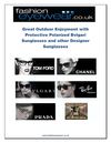 Great Outdoor Enjoyment with Protective Polarized Bvlgari Sunglasses and other Designer Sunglasses