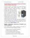 Do All Medical Transcription Companies Provide HIPAA Compliant Services?