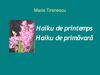 Haïku de printemps - Haiku de primăvară