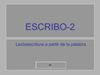 LECTOESCRITURA - ESCRIBO 2