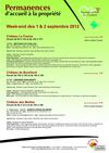 Les vignerons vous accueillent au château - septembre 2012