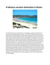 A fabulous vacation destination in Buzios