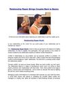 Relationship Repair Brings Couples Back to Basics