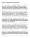 Personal Consciousness As Well As Esteem