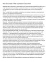 How To Create A 400 Expression Document