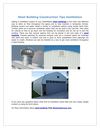 Steel Building Construction Tips: Ventilation