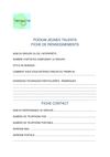 Fiche de renseignement