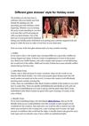 Different glam dresses’ style for Holiday event