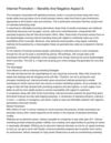 Internet Promotion -- Benefits And Negative Aspect S