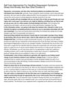 Self-Care Approaches For Handling Despression Symptoms, Stress And Anxiety And Also Other Emotion S