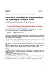 Pratiques de tarifications du PIB (février 2012)