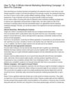 How To Plan A Whole Internet Marketing Advertising Campaign _ A Semi-Pro Overview