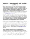 Clear-Cut Conjugate spanish verbs Methods - An A-to-Z