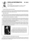 Circular nº 1 de enero - febrero de 2012 del Círculo C. Aparisi y Guijarrro