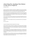 African Mango Plus - Stop Hunger Pains, Eliminate Cravings, and Lose Weight Fast