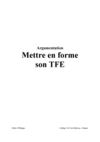 Activité 3 Mettre en forme son tfe